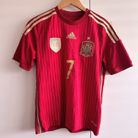 Maillot rétro David Villa 7 – Espagne Coupe du monde 2010